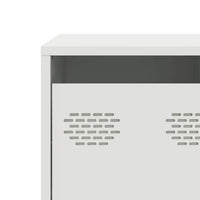 vidaXL Mobile TV Bianco 135x39x43,5 cm in Acciaio Laminato a Freddo