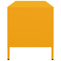 Mobile TV Giallo Senape 68x39x43,5cm Acciaio Laminato a Freddo 851319