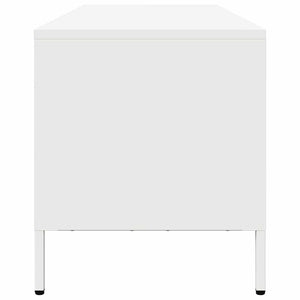 Mobile TV-Credenza TV-Console TV Bianco 202x39x43,5 cm in Acciaio Laminato a Freddo 997601