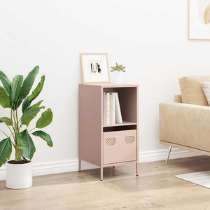 Credenza-Buffet-Armadio da cucina Rosa 35x39x73,5 cm in Acciaio Laminato a Freddo 643593