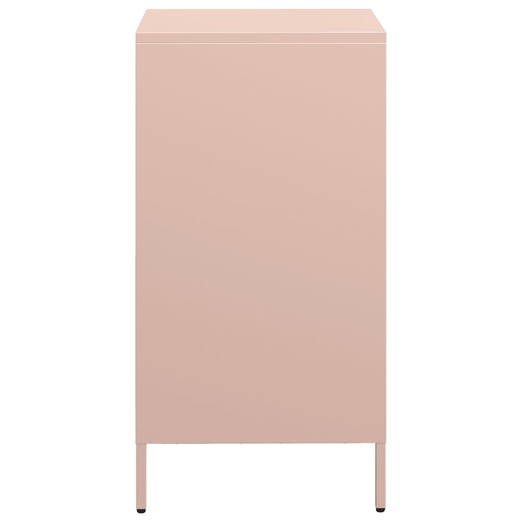 Credenza-Buffet-Armadio da cucina Rosa 35x39x73,5 cm in Acciaio Laminato a Freddo 643593