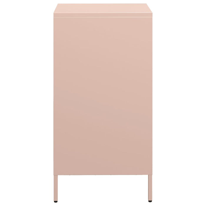Credenza-Buffet-Armadio da cucina Rosa 35x39x73,5 cm in Acciaio Laminato a Freddo 643593