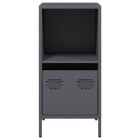 Credenza Antracite 35x39x73,5 cm in Acciaio Laminato a Freddo 851354