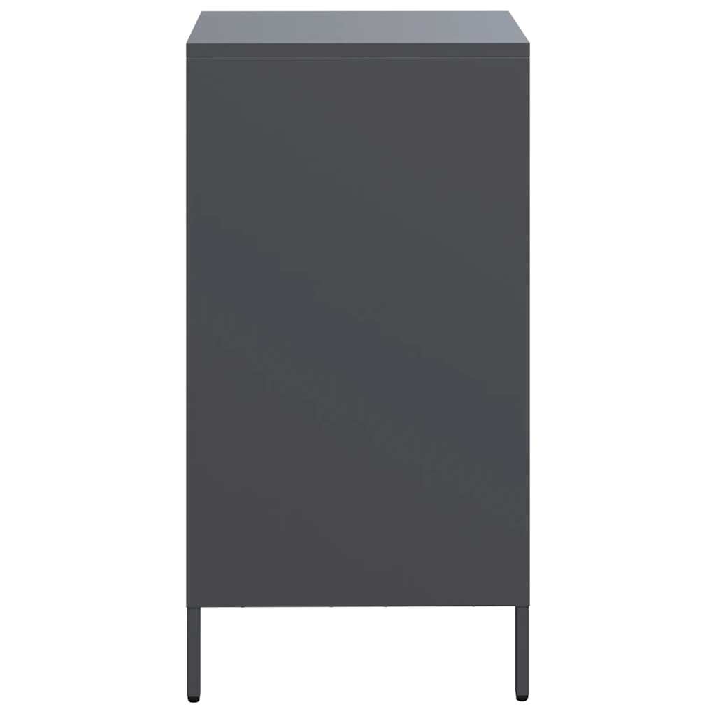 Credenza Antracite 35x39x73,5 cm in Acciaio Laminato a Freddo 851354