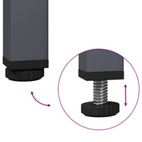 Credenza Antracite 35x39x73,5 cm in Acciaio Laminato a Freddo 851354