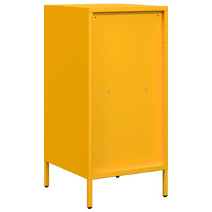 vidaXL Credenza Giallo Senape 35x39x73,5 cm Acciaio Laminato a Freddo