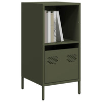 vidaXL Credenza Verde Oliva 35x39x73,5 cm in Acciaio Laminato a Freddo
