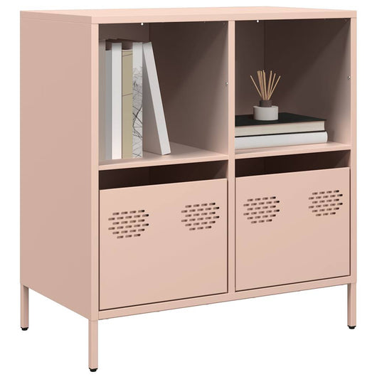 Credenza-Buffet-Armadio da cucina Rosa 68x39x73,5 cm in Acciaio Laminato a Freddo 512721