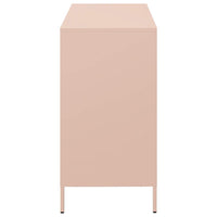 Credenza-Buffet-Armadio da cucina Rosa 101,5x39x73,5 cm in Acciaio Laminato a Freddo 431492