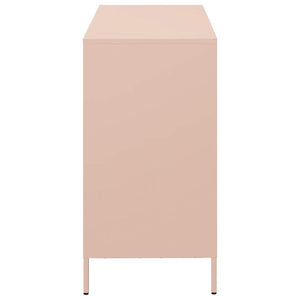 Credenza-Buffet-Armadio da cucina Rosa 101,5x39x73,5 cm in Acciaio Laminato a Freddo 431492