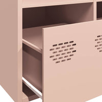 Credenza-Buffet-Armadio da cucina Rosa 101,5x39x73,5 cm in Acciaio Laminato a Freddo 431492