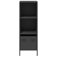 vidaXL Credenza Nera 35x39x103,5 cm in Acciaio