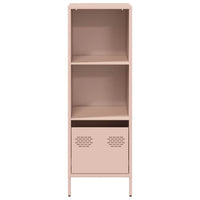 vidaXL Credenza Rosa 35x39x103,5 cm in Acciaio