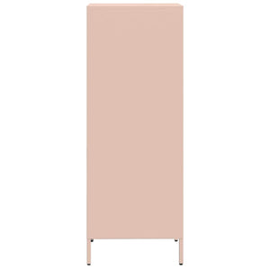 vidaXL Credenza Rosa 35x39x103,5 cm in Acciaio