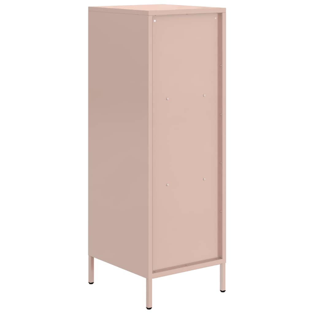vidaXL Credenza Rosa 35x39x103,5 cm in Acciaio
