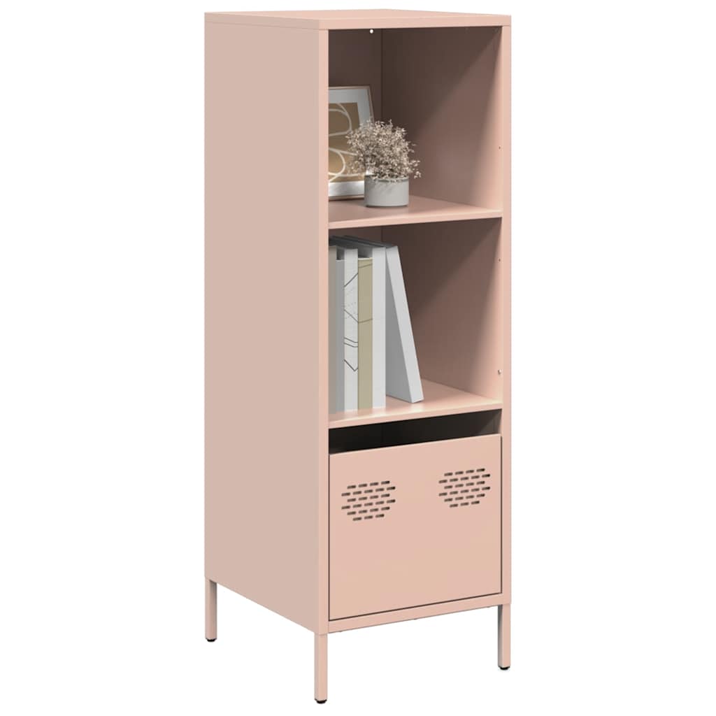 vidaXL Credenza Rosa 35x39x103,5 cm in Acciaio