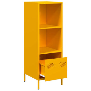 Credenza Giallo Senape 35x39x103,5 cm in Acciaio 851379