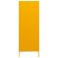 Credenza-Buffet-Armadio da cucina Giallo Senape 35x39x103,5 cm in Acciaio