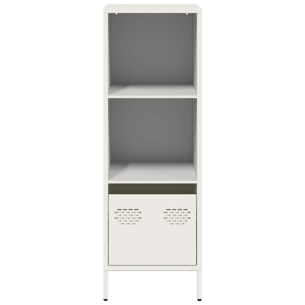 vidaXL Credenza Bianca 35x39x103,5 cm in Acciaio