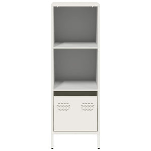 vidaXL Credenza Bianca 35x39x103,5 cm in Acciaio