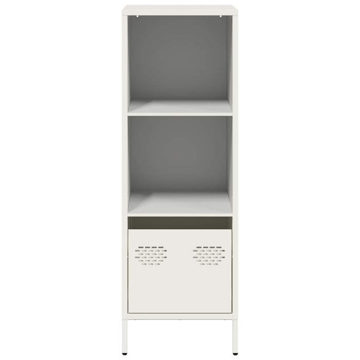 vidaXL Credenza Bianca 35x39x103,5 cm in Acciaio