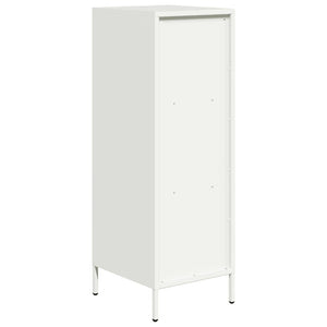 vidaXL Credenza Bianca 35x39x103,5 cm in Acciaio