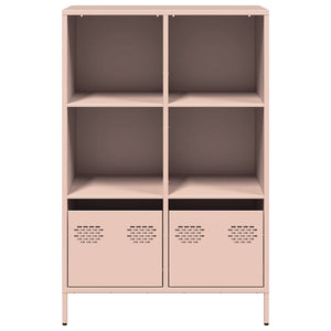 vidaXL Credenza Rosa 68x39x103,5 cm in Acciaio
