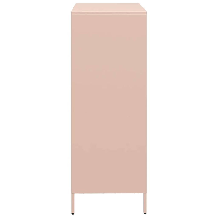 Credenza-Buffet-Armadio da cucina Rosa 68x39x103,5 cm in Acciaio