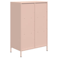 vidaXL Credenza Rosa 68x39x103,5 cm in Acciaio