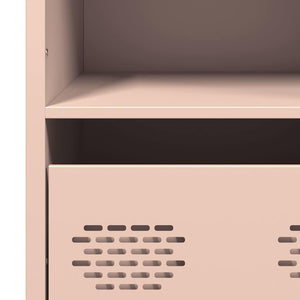 vidaXL Credenza Rosa 68x39x103,5 cm in Acciaio