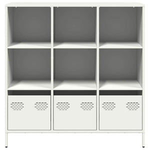 Credenza-Buffet-Armadio da cucina Bianca 101,5x39x103,5 cm in Acciaio