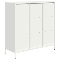 Credenza Bianca 101,5x39x103,5 cm in Acciaio