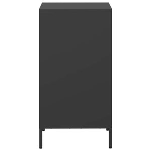 vidaXL Credenza Nera 35x39x73,5 cm in Acciaio Laminato a Freddo