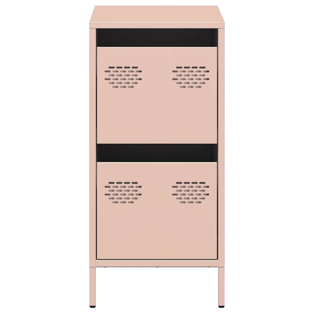 vidaXL Credenza Rosa 35x39x73,5 cm in Acciaio Laminato a Freddo
