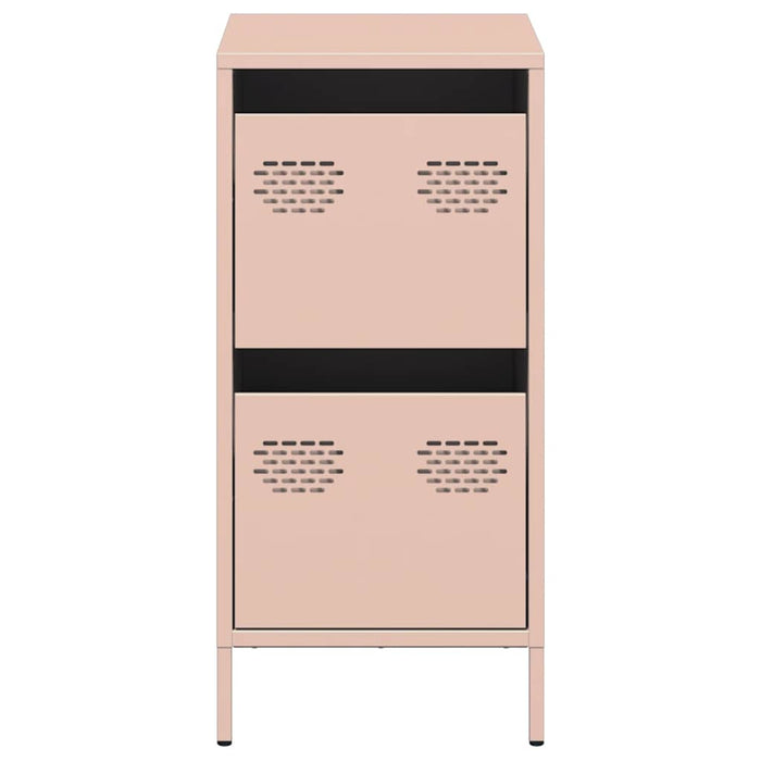 vidaXL Credenza Rosa 35x39x73,5 cm in Acciaio Laminato a Freddo