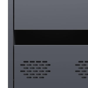 vidaXL Credenza Antracite 35x39x73,5 cm in Acciaio Laminato a Freddo