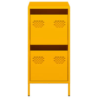 vidaXL Credenza Giallo Senape 35x39x73,5 cm Acciaio Laminato a Freddo