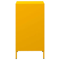 vidaXL Credenza Giallo Senape 35x39x73,5 cm Acciaio Laminato a Freddo