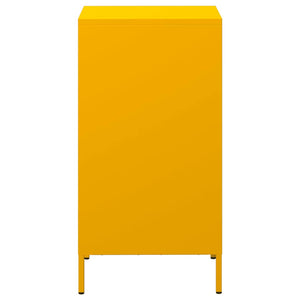vidaXL Credenza Giallo Senape 35x39x73,5 cm Acciaio Laminato a Freddo