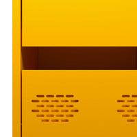 vidaXL Credenza Giallo Senape 35x39x73,5 cm Acciaio Laminato a Freddo