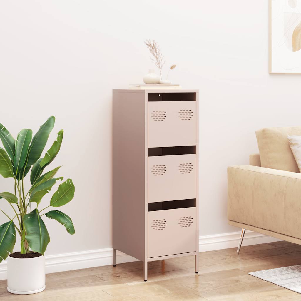 Credenza-Buffet-Armadio da cucina Rosa 39x35x103,5 cm in Acciaio