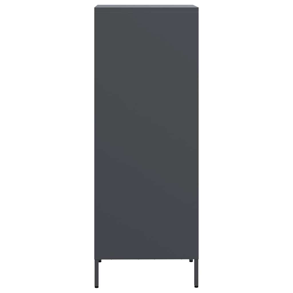 Credenza-Buffet-Armadio da cucina Antracite 39x35x103,5 cm Acciaio