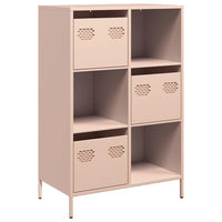 Credenza-Buffet-Armadio da cucina Rosa 68x39x103,5 cm in Acciaio