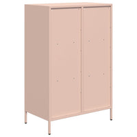 vidaXL Credenza Rosa 68x39x103,5 cm in Acciaio