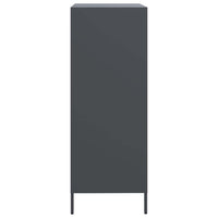 Credenza-Buffet-Armadio da cucina Antracite 68x39x103,5 cm Acciaio 742245