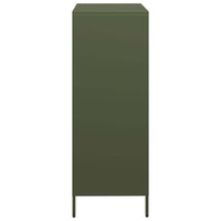 Credenza Verde Oliva 68x39x103,5 cm in Acciaio 851410