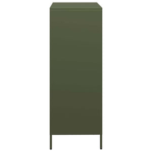 Credenza Verde Oliva 68x39x103,5 cm in Acciaio 851410