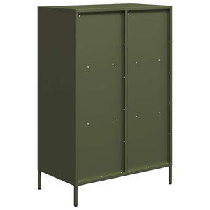 Credenza Verde Oliva 68x39x103,5 cm in Acciaio 851410