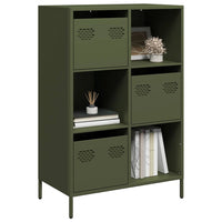 Credenza Verde Oliva 68x39x103,5 cm in Acciaio 851410