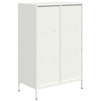 vidaXL Credenza Bianca 68x39x103,5 cm in Acciaio